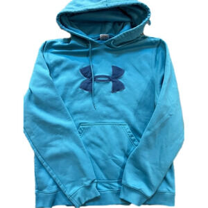UNDER Armour Adult Medium Blue Hoodie, Fair/Good Preloved Condition
